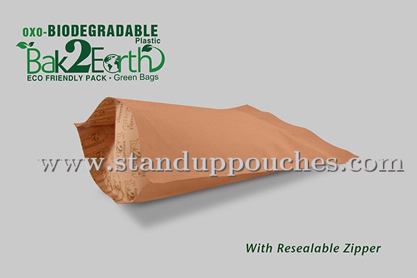 Biodegradable Bags with Zipper